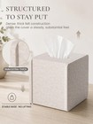 Felt Square Tissue Box Cover Tissue Box Holder Oatmeal