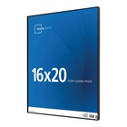  16x20 Front Loading Wall Picture Frame  Black