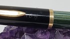 Pelikan 400nn Green Stripe Fountain Pen - Early 1950 s - 14k  M Nib - Serviced