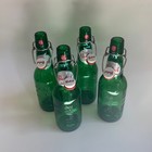 4 Green Grolsch Swing Top Empty 15 2 Oz Beer Bottles For Home Brewing