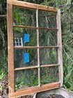 36 X 23 Vintage Window Sash  Old 8 Pane  Frame 1970s  Arts   Crafts