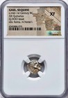 50 Bc Very Pq Ancient Greek Silver Coin Gaul Sequani Ar Quinarius Q doci Ngc Xf