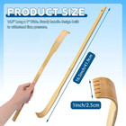 12 Pcs 16 5 Inch Natural Bamboo Back Scratchers For Adults