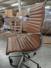 2016 Eames Herman Miller High Executive  Aluminum Group Desk Chair Leather Ea337