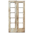 Reclaimed Pair Of 44  French Double Doors  Antique Doors  Ned2352