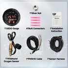 For Wideband Gauge X-series 30-0300 Afr O2 Uego Air Fuel Ratio Gauge Kit 2-1 16 