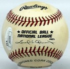   Juan Marichal Single Signed Baseball 9  hof W date  715769