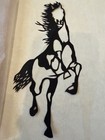 Vintage Chinese Folk Art Paper Cutout Horse 7