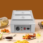 2-pot Chocolate Melting Machine Tabletop Electric Chocolate Melter 77-185  f 600w