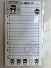 Lot 2 Pack Vintage Rare Badtz Maru Memo address phone Refill Paper A6 Fits Lv Mm