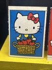Vintage 1982 Hello Kitty Sticker Stamp To Kitty Mail Tomato In Basket