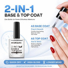 2-in-1 Base Top Coat  Clear Nail Polish Top Coat And Base Coat