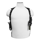Ncstar Vism Ambidextrous Horizontal Shoulder Pistol Holster   Double Magazine Ho