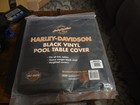 New   Sealed - Harley-davidson 8  Ft  Vinyl Pool Table Cover - Black   Hdl-11160