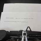 1940s Remington Rand Deluxe Model 5 Black Portable Typewriter W case