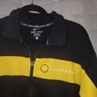 Nike Dri-fit Livestrong Men s L Full-zip Track Jacket Black yellow