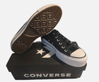 Converse Chuck Taylor All Star Lift Platform Low Black White Women   s 9 Nib
