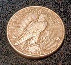 1921 Peace  Silver Plated Dollar          free Shipping     