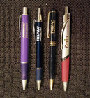 Pharmaceutical Promo Drug Rep Pens 4 Heavy Weighted Metal Pens All Work