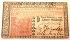 Pcgs 58 Ppq March 25  1776 Thirty Shillings New Jersey Colonial Currency