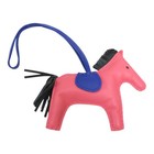 Hermes Rodeo Mm Bag Charm Milo Leather Pink Blue Black A Stamp