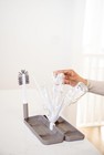 Ubbi On-the-go Drying Rack   Brush Set  With Travel Case   Bottle Brush  Taupe