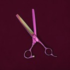 Hair Thinning Shears Blending Scissors 6 5  55 Teeth Purple Titanium Vg10 Rh