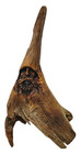 Vtg 21  Carved Wood Tree Spirit Man Face Sculpture Wizard Folk Art Wall Decor