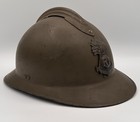 Original French Wwii Colonial Troops Model 1926 Adrian Helmet Rare Very Nice