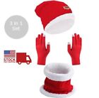Touch Screen Gloves And Neck Scarf Hat Scarf Gloves Set Beanie Hat Neck Warmer