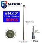 Heavy-duty Green Timber Structural Wood Screws With Hex Socket 14 10  Extra Long