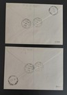 Israel Stamps 1951 Second Coin Touring Cover Set English   Hebrew 5 10 15 30pr