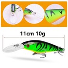 10pcs Minnow Fishing Lure  Artificial Bionic Wobbler Hard Bait For Freshwater