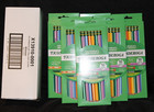 Ticonderoga Striped Wood Pencils  2 Big Lot Of 6 Packs Of 10  60 Total New Wow