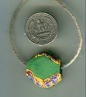 African Trade Beads Vintage Antique Venetian Old Glass Millefiori Tabular Bead