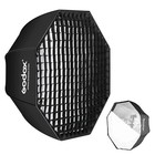 37  Octagon Softbox Umbrella Reflector With Honeycomb Grid   Carry Bag For Photo