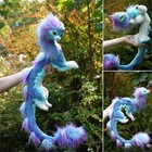 50cm  Dragon Plush Doll Blue Dragon Kids Toy  Doll For Childrens Birthday Gifts