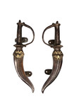 Sword Shape Antique Vintage Style Handmade Brass Door Pull Handle Home D  cor