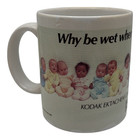 Kodak Ektachem Advertising Coffee Mug Cup Babies 1984 Vintage