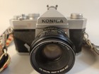 Konica Autoreflex T 35mm Slr Film Camera Hexanon Ar 52mm F 1 8 Lens Vintage Used