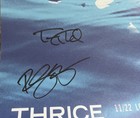Thrice The Novo 11 22 House Of Blues 11 23 11 25 Autographed Poster