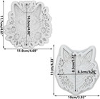Cat Head Polymer Clay Molds Cat Silicone Mold For Diy Craft Epoxy Resin Casting
