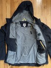 Carhartt Men   s Black Hooded Quilted Full Zip Lined Puffer Jacket Size M