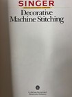 Vintage Singer Decorative Machine Stitching Book Sewing Reference Library 1990