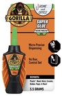Gorilla Micro Precise Super Glue Gel- Pack Of 2  Clear