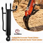Dual Mounting Hole Thumb Cylinder Hydraulic Cylinder Fit 3-hole Mini Excavator