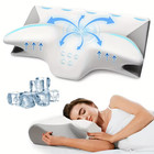 Cervical Memory Foam Pillow For Neck Pain Relief Ergonomic Neck Support Pillows