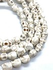 Tibetan Bone Skull Buddhist 108 Prayer Beads Mala Necklace 10x12mm Prayer Bead