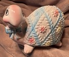 Vintage Nursery Storage Decor Planter Anthropomorphic Turtle Kitschy Japan Art