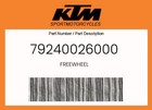 Ktm Genuine Freewheel - 79240026000